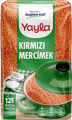 Yayla Kırmızı Mercimek 500 gr