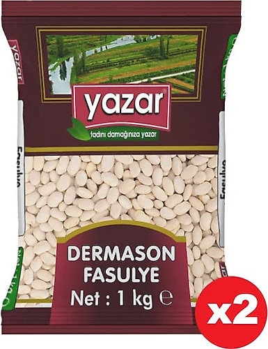 Yazar Dermason Fasulye 1 kg 2'li