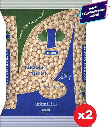 Yazar Koçbaşı Nohut 5 kg 2'li