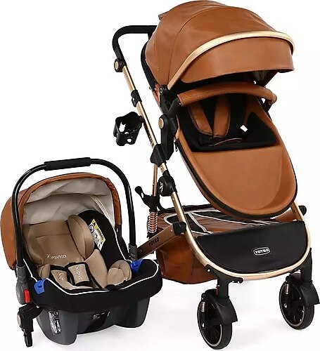Yoyko Capsule Egg Travel Sistem Bebek Arabası Beyaz Silver