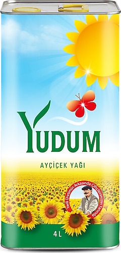 Yudum 4 lt Teneke Ayçiçek Yağı