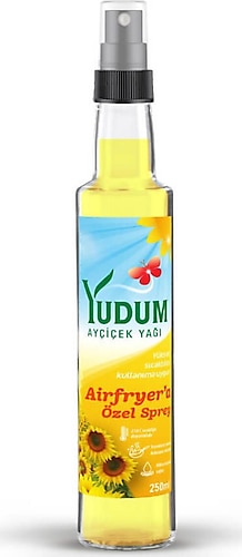 Yudum Airfryer Özel Sprey Ayçiçek Yağı 250 ml
