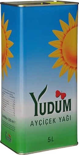 Yudum Ayçiçek Yağı 5 lt Teneke 4'lü