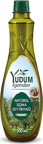 Yudum Egemden Yumuşak Lezzet Natürel Sızma Zeytinyağı 500 ml