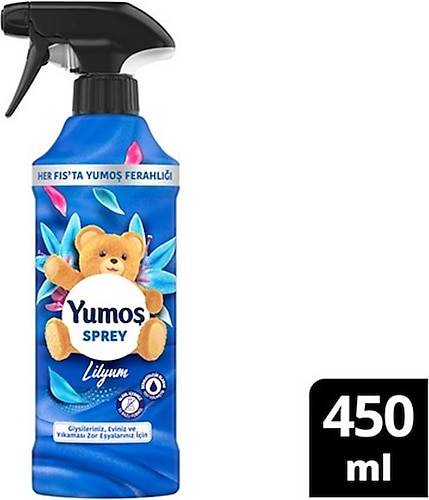 Yumoş Lilyum Yıkaması Zor Eşyalar için Sprey 450 ml
