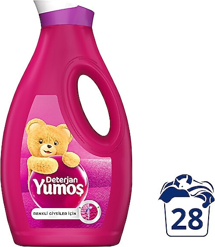 Yumoş Renkli Giysiler için Sıvı Bakım Çamaşır Deterjanı 28 Yıkama 1.69 lt