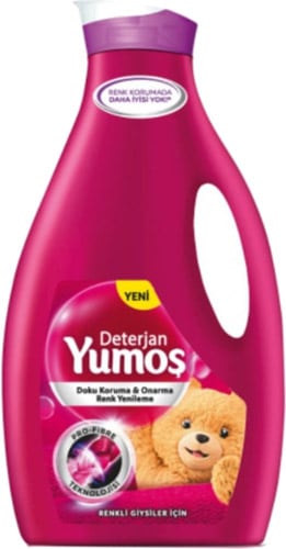 Yumoş Renkli Giysiler için Sıvı Deterjan 42 Yıkama 2.52 lt