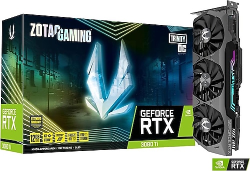 Zotac RTX 3080 TI Trinity OC ZT-A30810J-10P 384 Bit GDDR6X 12 GB Ekran Kartı