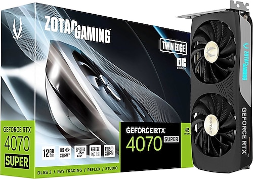 Zotac RTX 4070 Super Twin Edge OC ZT-D40720H-10M 192 Bit GDDR6X 12 GB Ekran Kartı