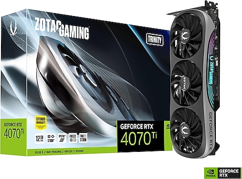 Zotac RTX 4070 TI Trinity ZT-D40710D-10P 192 Bit GDDR6X 12 GB Ekran Kartı