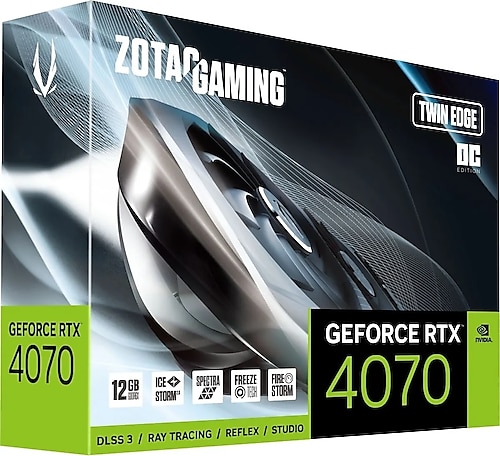 Zotac RTX 4070 Twin Edge OC ZT-D40700H-10M 192 Bit GDDR6X 12 GB Ekran Kartı