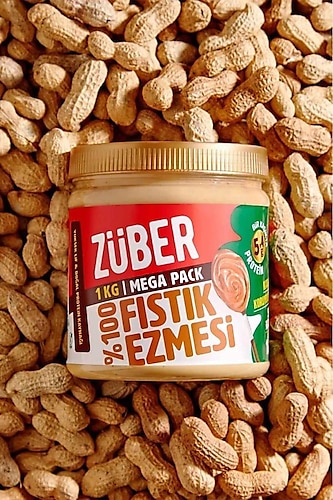 Züber %100 Fıstık Ezmesi 1kg x1 Adet
