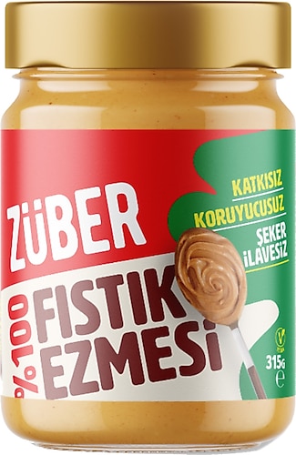 Züber %100 Fıstık Ezmesi 315 gr