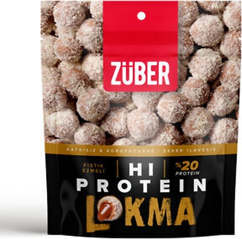 Züber 84 gr Fıstık Ezmeli Hi Protein Lokma