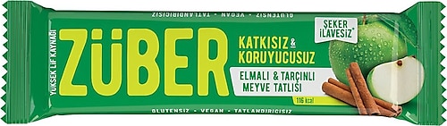 Züber Elmalı & Tarçınlı Meyveli Bar 40 gr