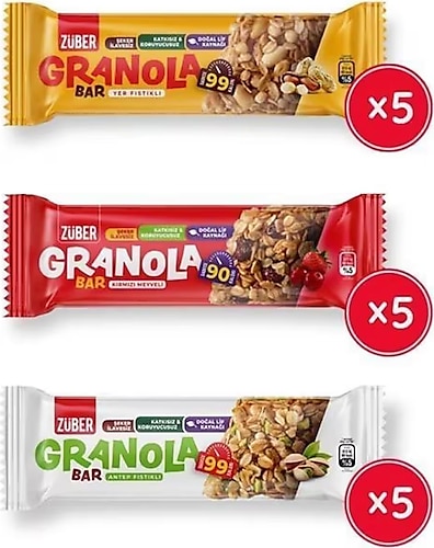 Züber Granola Bar Deneme Paketi