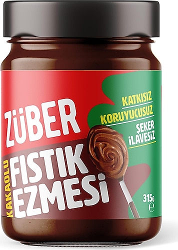 Züber Kakaolu Fıstık Ezmesi 315 gr