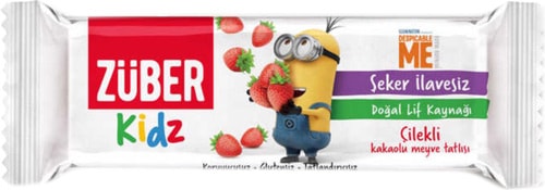 Züber Kidz 30 gr Çilekli & Kakaolu Meyve Tatlısı