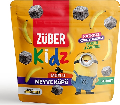 Züber Kidz Muzlu Meyve Küpü 49 gr