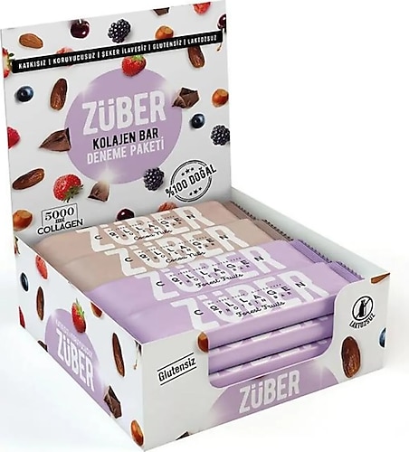 Züber Kolajen Bar Deneme Paketi (12 Adet)
