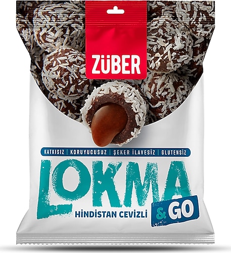 Züber Lokma & Go Hindistan Cevizli 32 gr