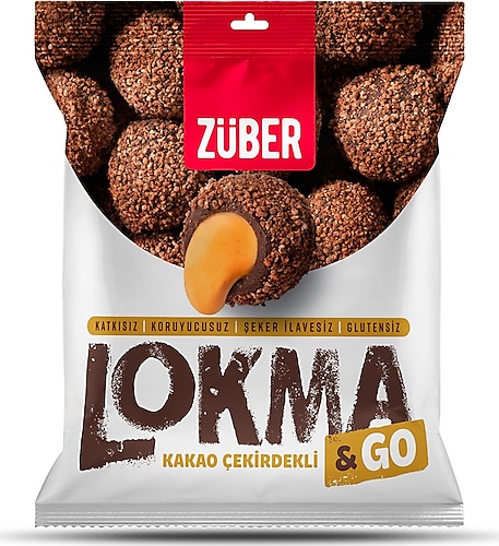 Züber Lokma & Go Kakao Çekirdekli 32 gr