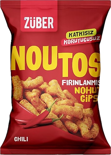 Züber Noutos Chili Fırınlanmış Nohut Cipsi 55 gr