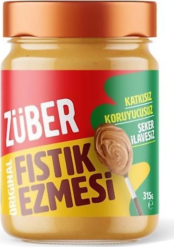 Züber Original Fıstık Ezmesi 315 gr 3'lü