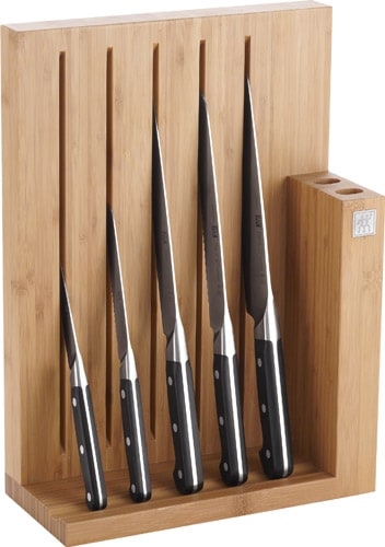 Zwilling 384380000 6 Parça Bambu Ahşap Bloklu Bıçak Seti