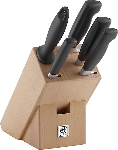 Zwilling Four Star 350610000 6 Parça Ahşap Standlı Bıçak Seti