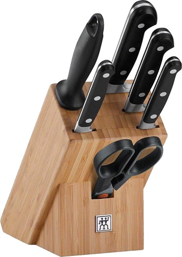 Zwilling Professional S 356210040 7 Parça Bambu Bloklu Bıçak Seti
