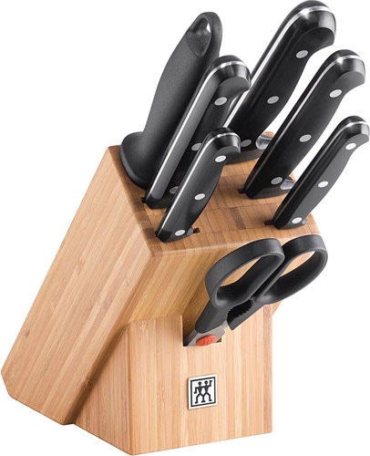 Zwilling Twin Chef 2 349310030 8 Parça Bambu Bloklu Bıçak Seti